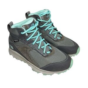 The North Face Hedgehog HydroSeal Hiking Hi Top Sneaker Shoes Gray 2.5